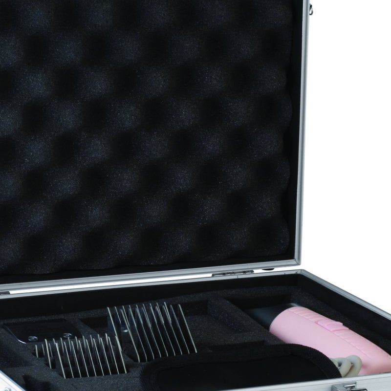 Top Performance Clipper Cases â€” Durable Aluminum Clipper Cases for Professional Pet Groomers, Chrome - Image 2